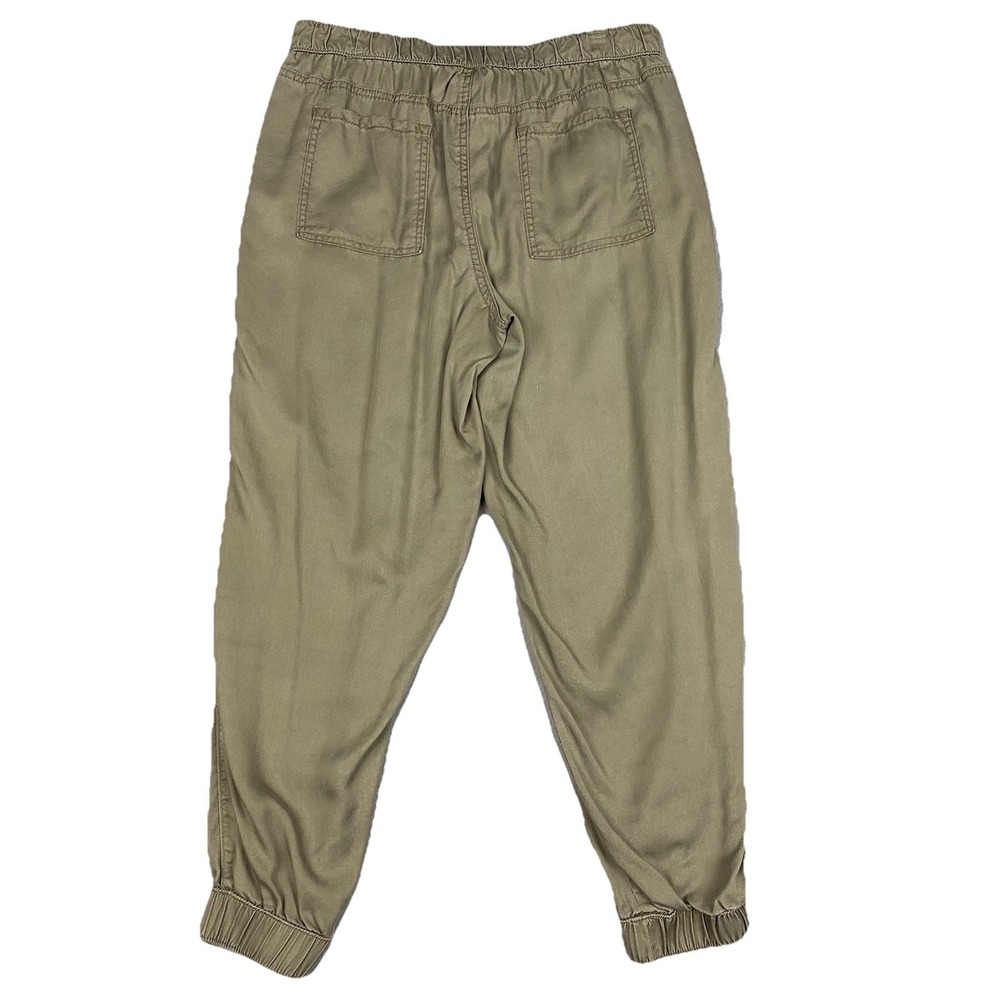 Nine West The Easy Jogger Lyocell Drawstring Elastic Pants Womens Medium Olive - Picture 2 of 9